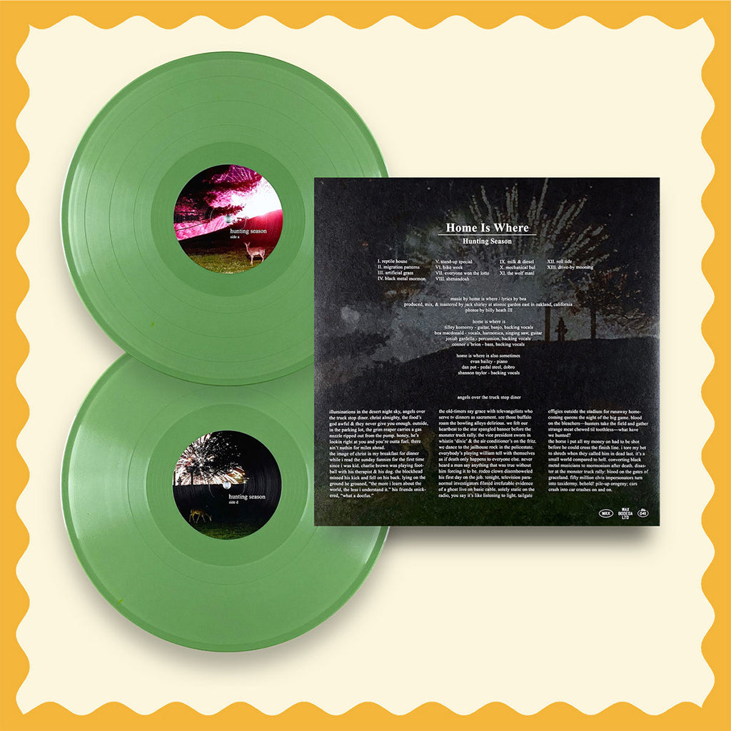 HOME IS WHERE - Hunting Season - 2LP - Green Vinyl