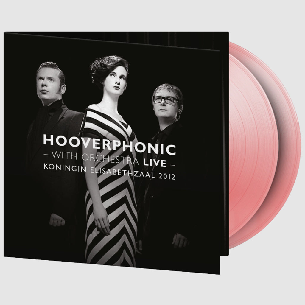 HOOVERPHONIC - With Orchestra Live (Koningin Elisabethzaal 2012) [Repress] - 2LP - Deluxe 180g Translucent Pink Colour Vinyl [NOV 28]