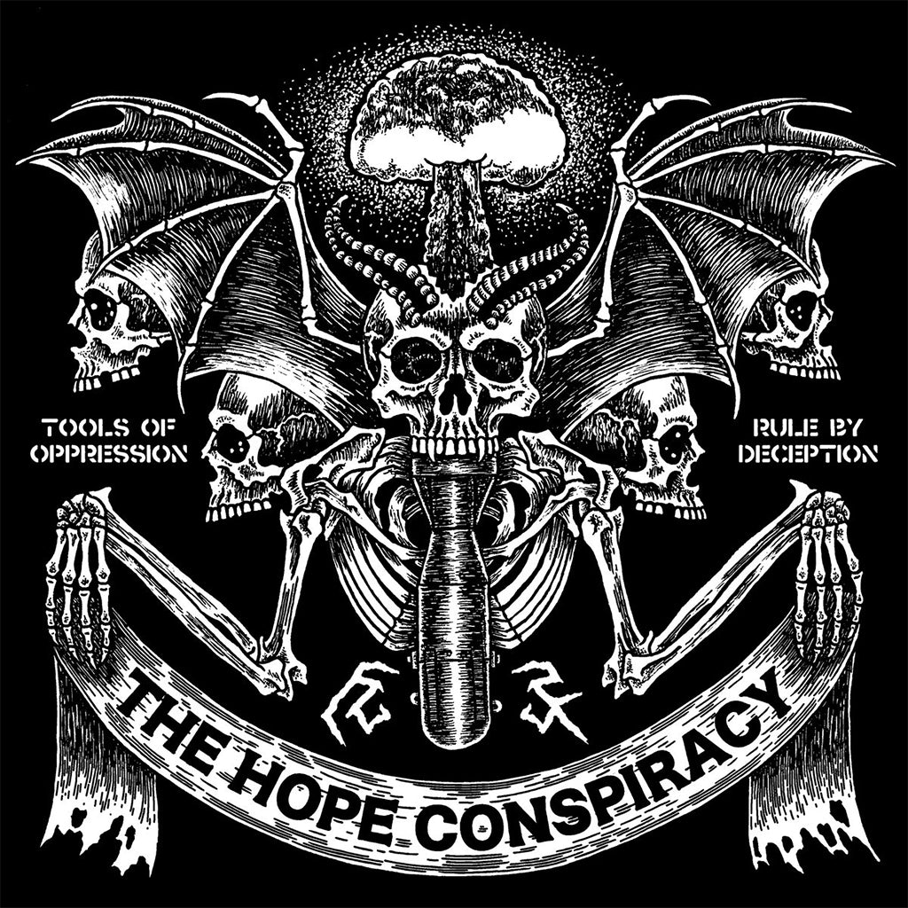 THE HOPE CONSPIRACY - Tools Of Oppression/Rule By Deception - LP - Silver & Sea Blue Mix Colour Vinyl