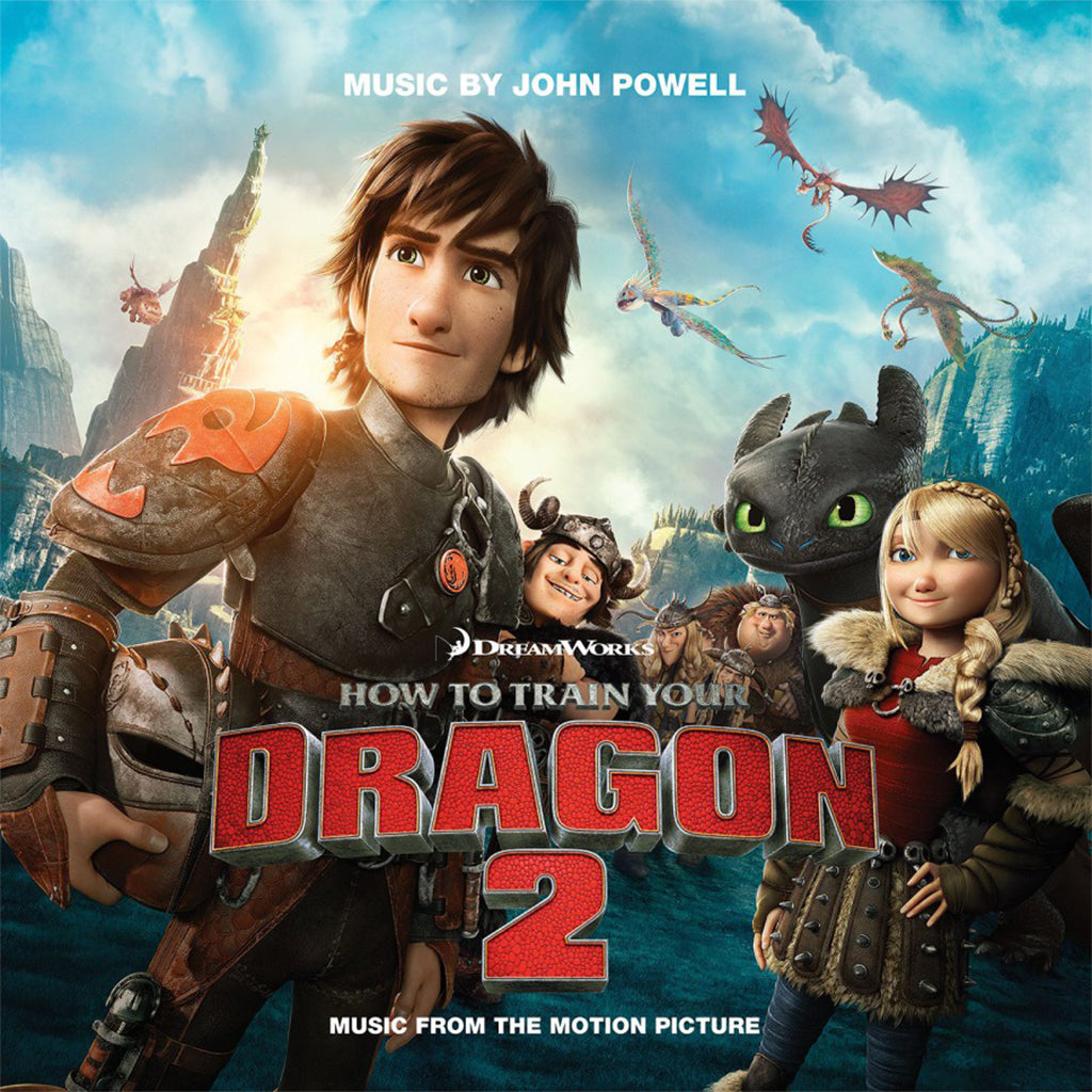 JOHN POWELL - How To Train Your Dragon 2 (Original Soundtrack) [2023 Reissue] - 2LP - 180g Flaming Coloured Vinyl