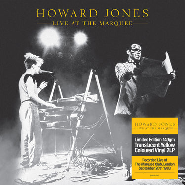 HOWARD JONES - Live At The Marquee - 2LP - Translucent Yellow Vinyl [JAN 30]