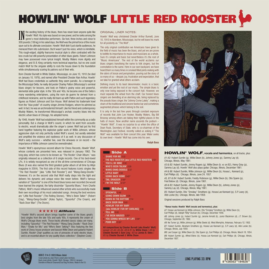 HOWLIN' WOLF - Little Red Rooster (2023 Reissue w/ 6 Bonus Tracks) - L