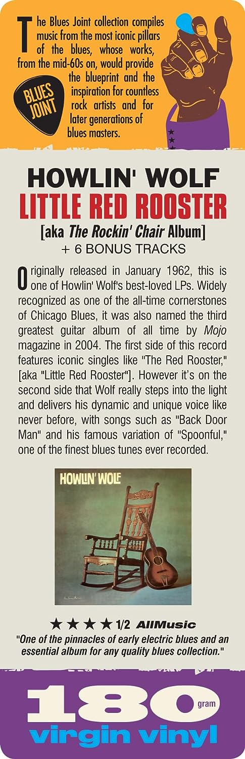 HOWLIN' WOLF - Little Red Rooster (2023 Reissue w/ 6 Bonus Tracks) - LP - 180g Vinyl [OCT 6]