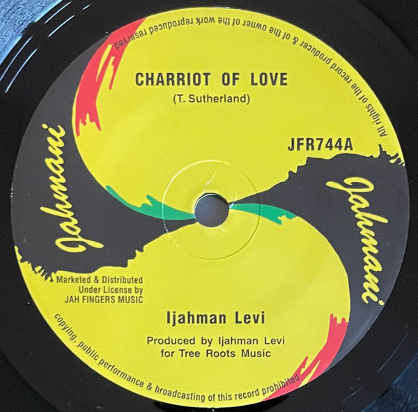 IJAHMAN LEVI  - Charriot Of Love - 7" - Vinyl [MAR 14]