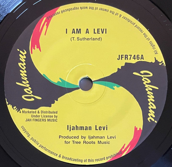 IJAHMAN LEVI  - I Am A Levi - 7" - Vinyl [MAR 14]