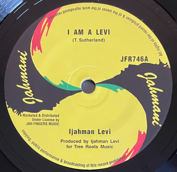 IJAHMAN LEVI  - I Am A Levi - 7" - Vinyl [MAR 14]