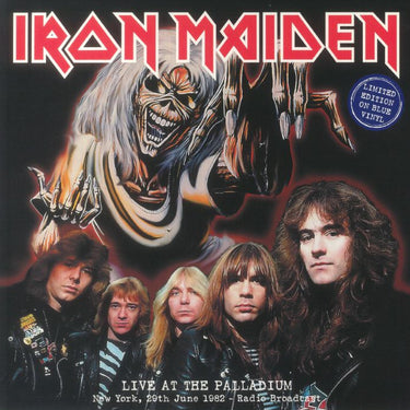 IRON MAIDEN - Live At The Palladium, New York, 29th June 1982 - LP - Blue Vinyl