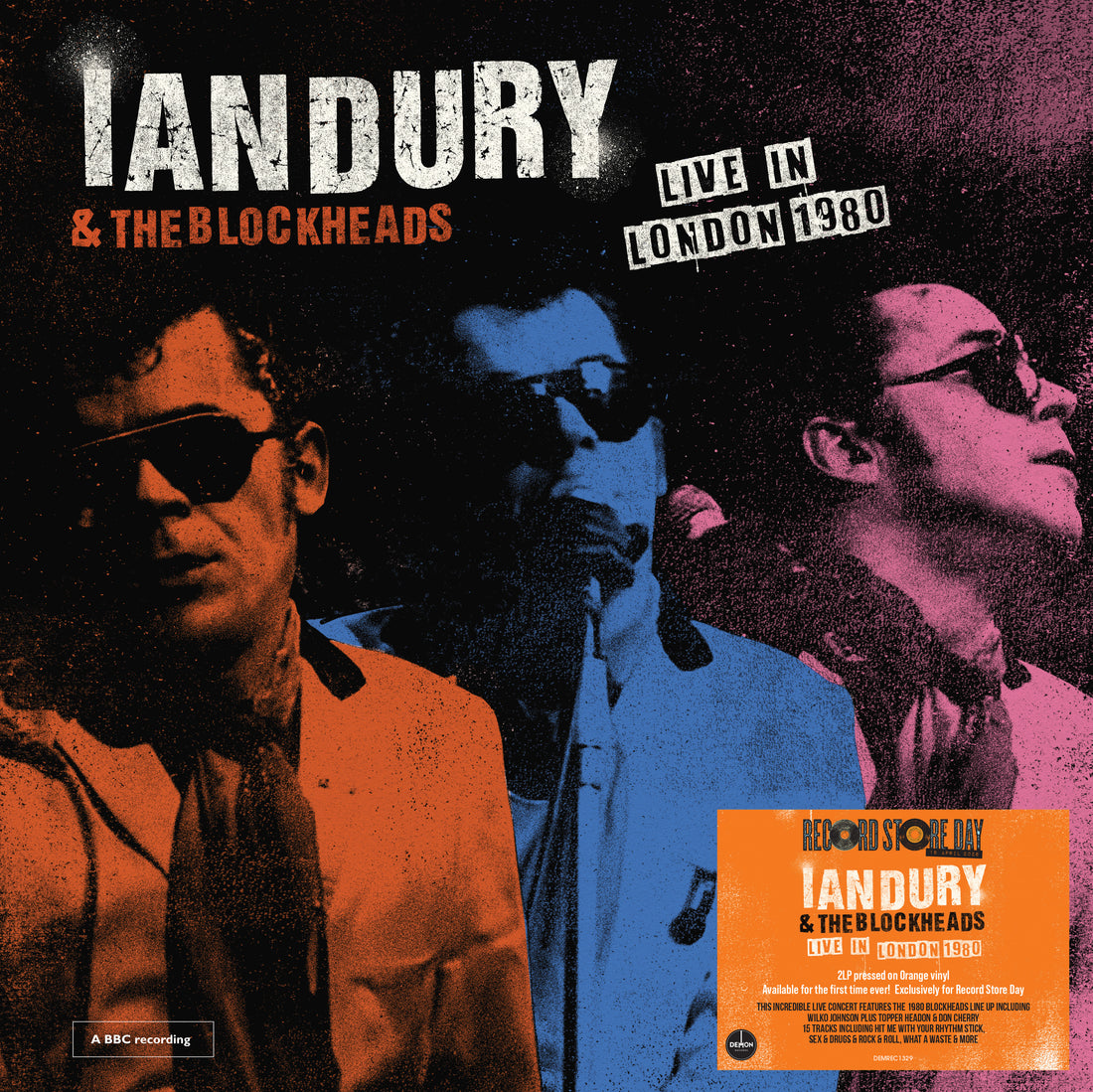 Ian Dury & The Blockheads - Live in London 1980 - 2LP - Orange Vinyl  [Record Store Day 2026]