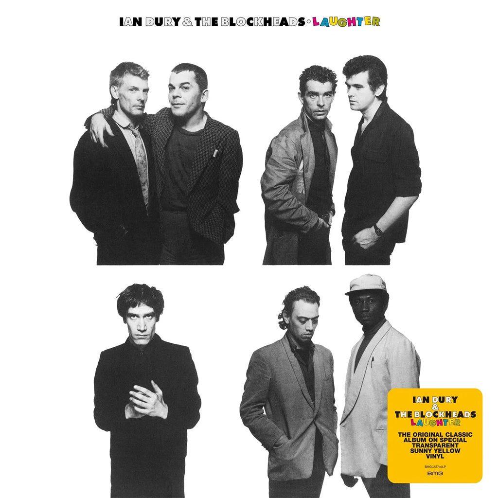 IAN DURY & THE BLOCKHEADS - Laughter (2023 Reissue) - LP - Transparent Sunny Yellow Vinyl
