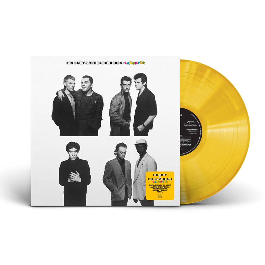 IAN DURY & THE BLOCKHEADS - Laughter (2023 Reissue) - LP - Transparent Sunny Yellow Vinyl