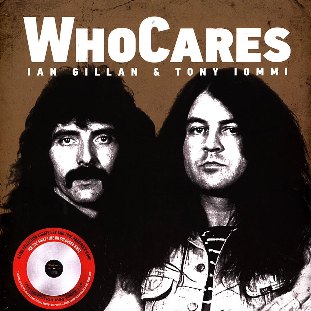 IAN GILLAN & TONY IOMMI - WhoCares (2023 Reissue) - 2LP - 180g White Vinyl