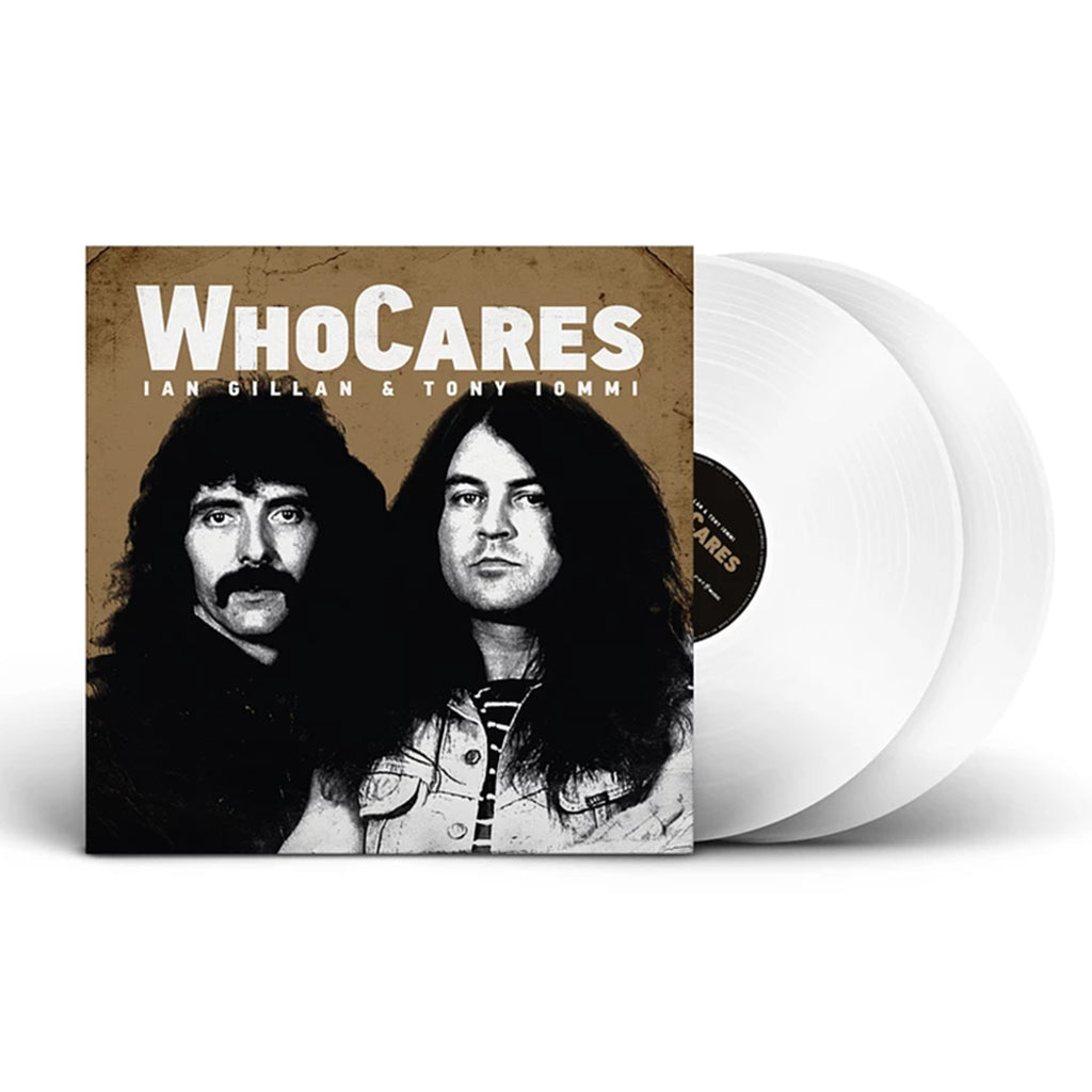 IAN GILLAN & TONY IOMMI - WhoCares (2023 Reissue) - 2LP - 180g White Vinyl