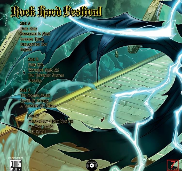 ICED EARTH - Rock Hard Festival (Reissue) - 2LP - Gatefold Black