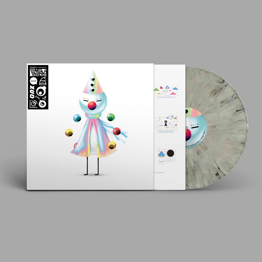 IGLOOGHOST - Clear Tamei / Steel Mogu (2023 Repress) - 12'' EP - Grey Marbled Vinyl