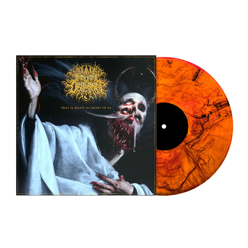 IMMORTAL DISFIGUREMENT - Hell is Right In Front Of Us - 12'' EP - Translucent Orange w/ Black Marble Vinyl [JAN 23]