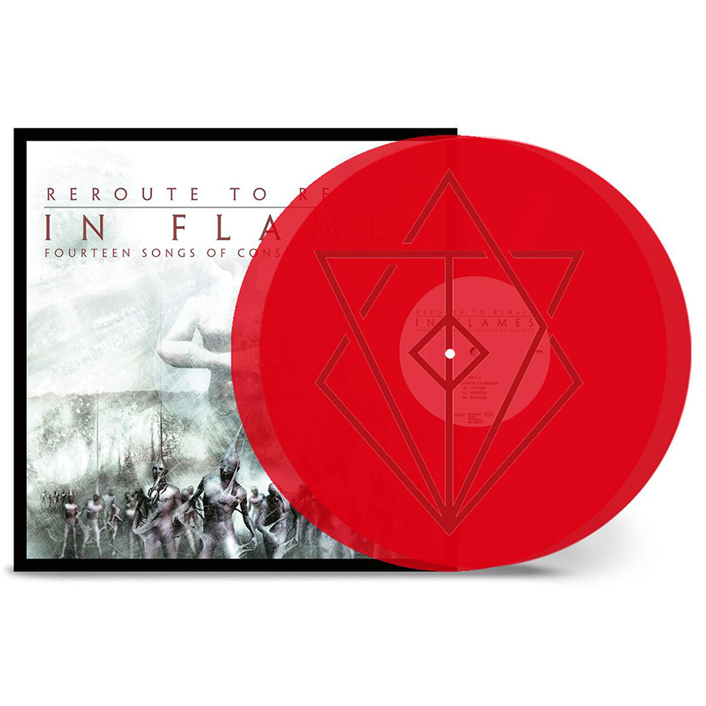 IN FLAMES - Reroute To Remain (2023 Reissue with Etching) - 2LP - 180g Transparent Red Vinyl