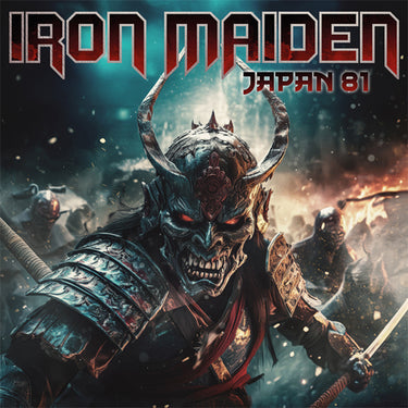 IRON MAIDEN - Japan '81 - 2LP - Red w/ White Splatter Vinyl