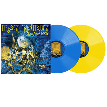 IRON MAIDEN - Life After Death (40th Anniversary Collectors Edition) - 2LP - Blue / Yellow Vinyl