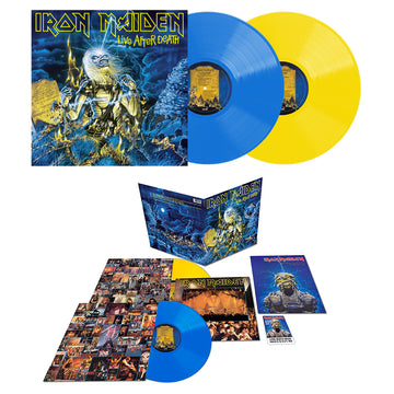 IRON MAIDEN - Life After Death (40th Anniversary Collectors Edition) - 2LP - Blue / Yellow Vinyl [NOV 28]