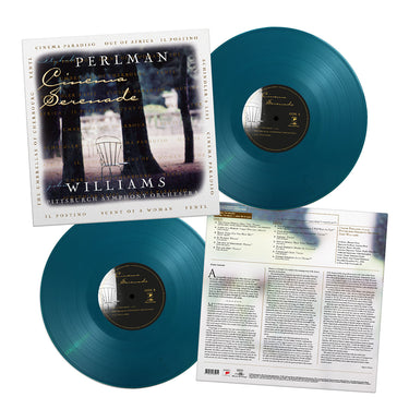 ITZHAK PERLMAN & JOHN WILLIAMS - Cinema Serenade (Reissue) - LP - 180g 'Aquamarine' Colour Vinyl [OCT 10]