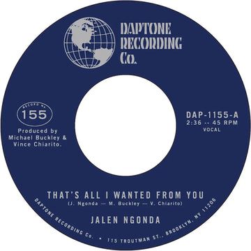 JALEN NGONDA - That's All I Wanted From You / So Glad I Found You - 7" - Vinyl [AUG 16]