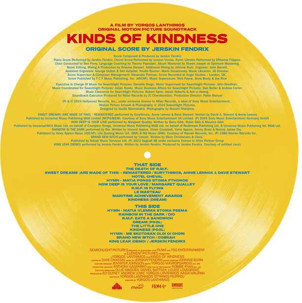 JERSKIN FENDRIX - Kinds of Kindness OST - LP - Picture Disc Vinyl [SEP 27]