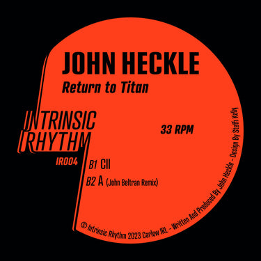 JOHN HECKLE - Return To Titan - EP - Vinyl