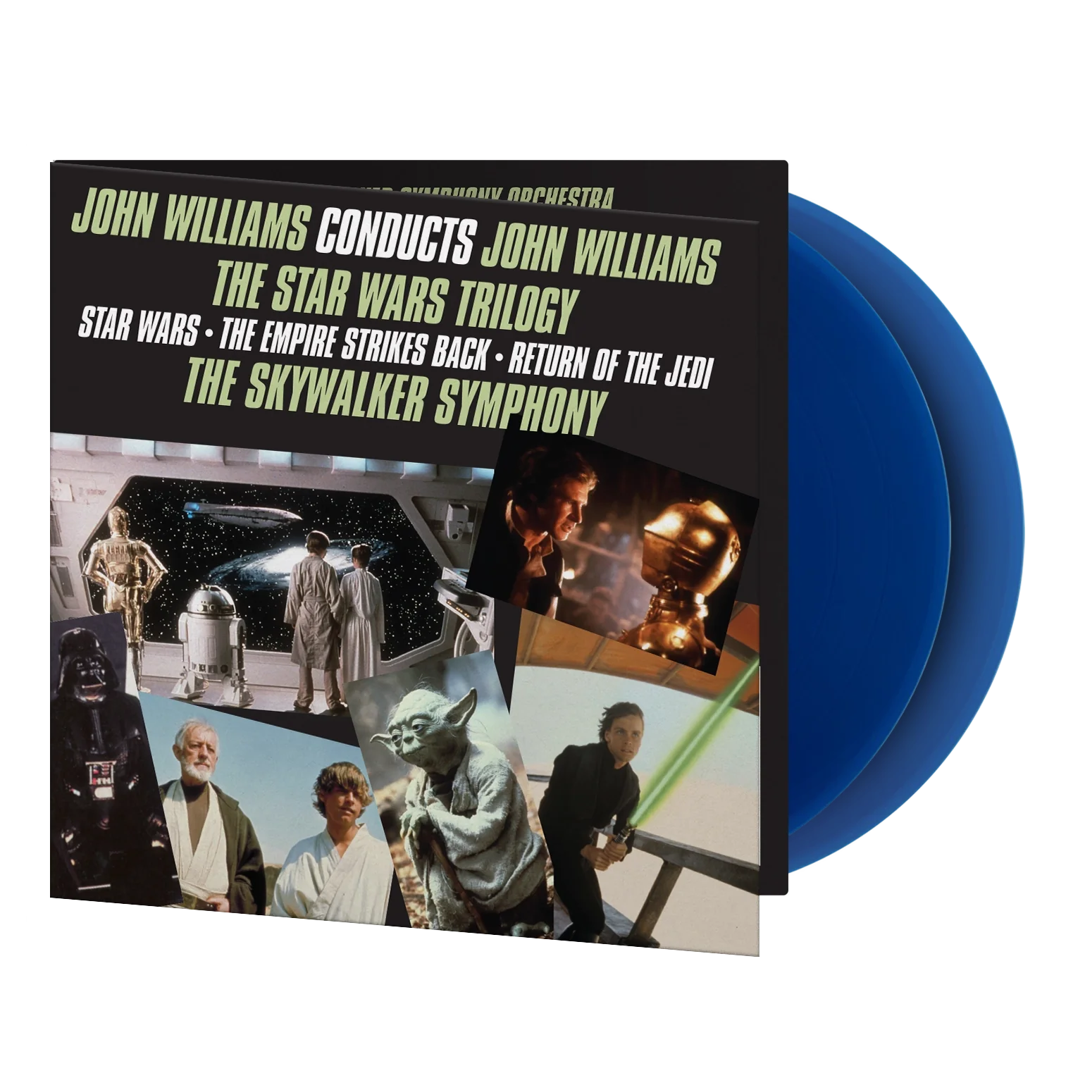 JOHN WILLIAMS  - John Williams Conducts The Star Wars Trilogy - 2LP - 180g Translucent Blue Vinyl [MAY 2]