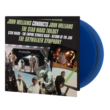 JOHN WILLIAMS  - John Williams Conducts The Star Wars Trilogy - 2LP - 180g Translucent Blue Vinyl [MAY 2]
