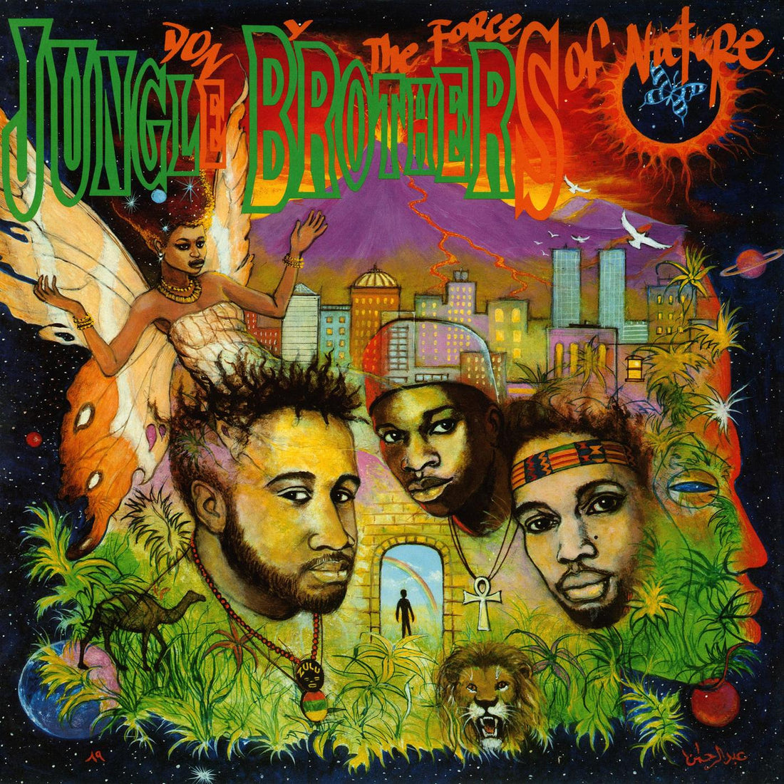 JUNGLE BROTHERS - Done By The Forces Of Nature - 2LP - Tri-Colour Vinyl