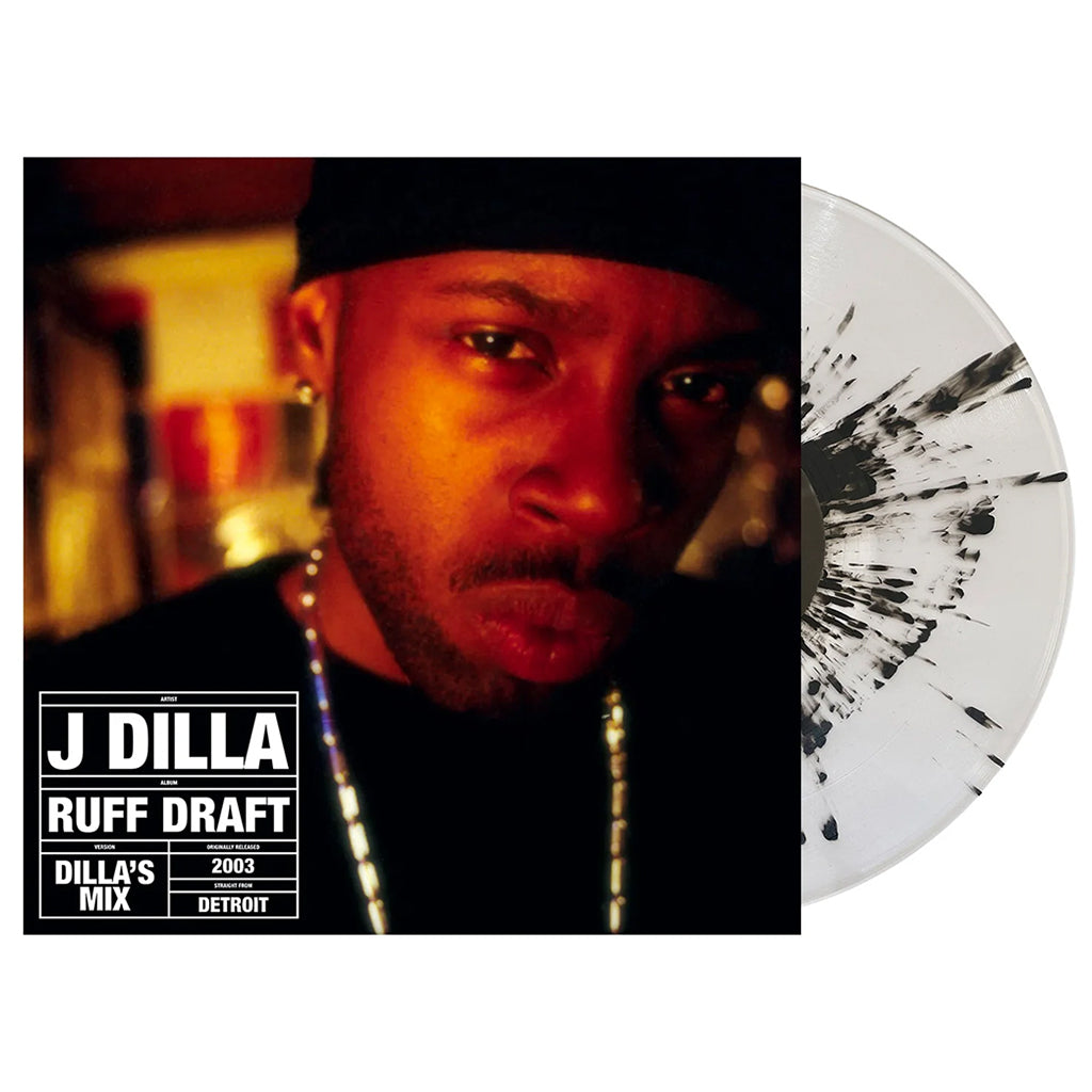 J DILLA - Ruff Draft: Dilla’s Mix (Repress) - LP - Clear with Black Splatter Vinyl