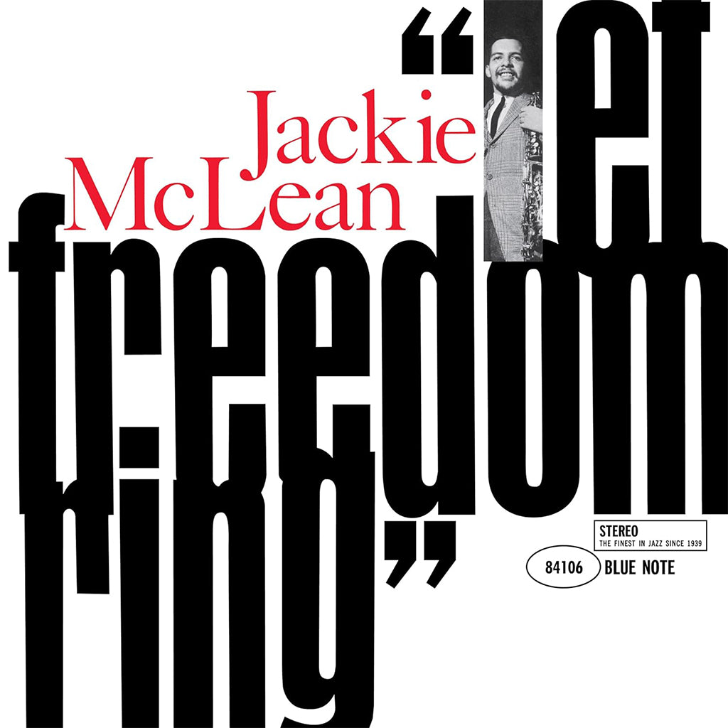 JACKIE MCLEAN - Let Freedom Ring (Blue Note Tone Poet Series) - LP - Deluxe 180g Vinyl [SEP 6]