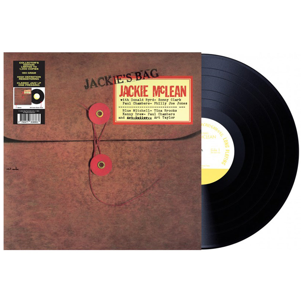 JACKIE MCLEAN - Jackie's Bag (Collector's Edition) - LP - 180g Vinyl [MAY 17]