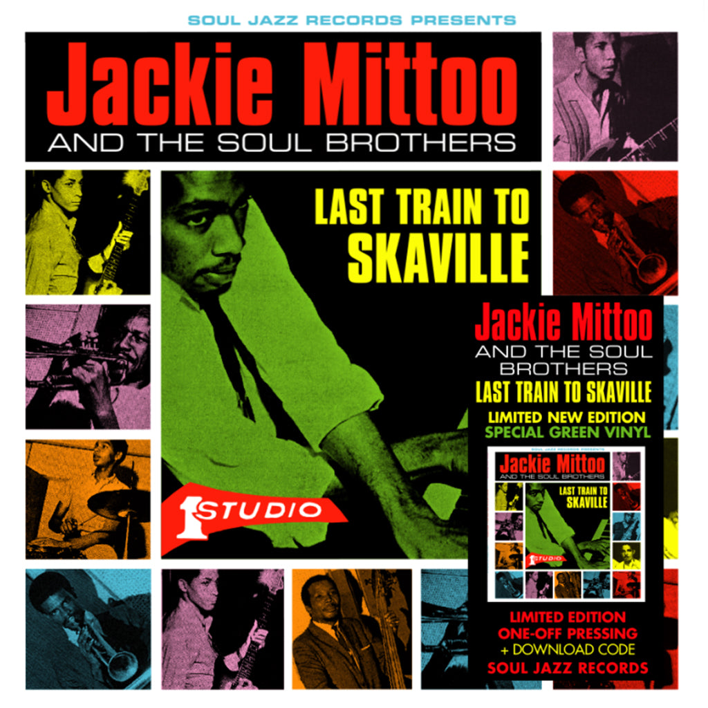 JACKIE MITTOO AND THE SOUL BROTHERS - Last Train To Skaville (20th Anniversary) - 2LP - Green Vinyl