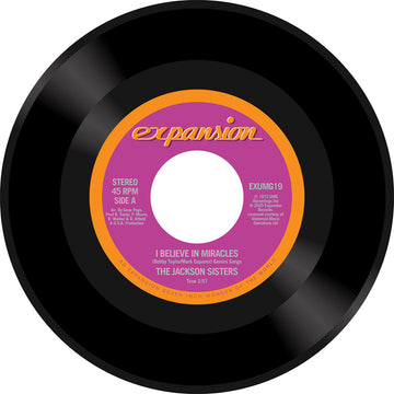 THE JACKSON SISTERS - I Believe In Miracles (Reissue) - 7'' - Black Vinyl [SEP 19]