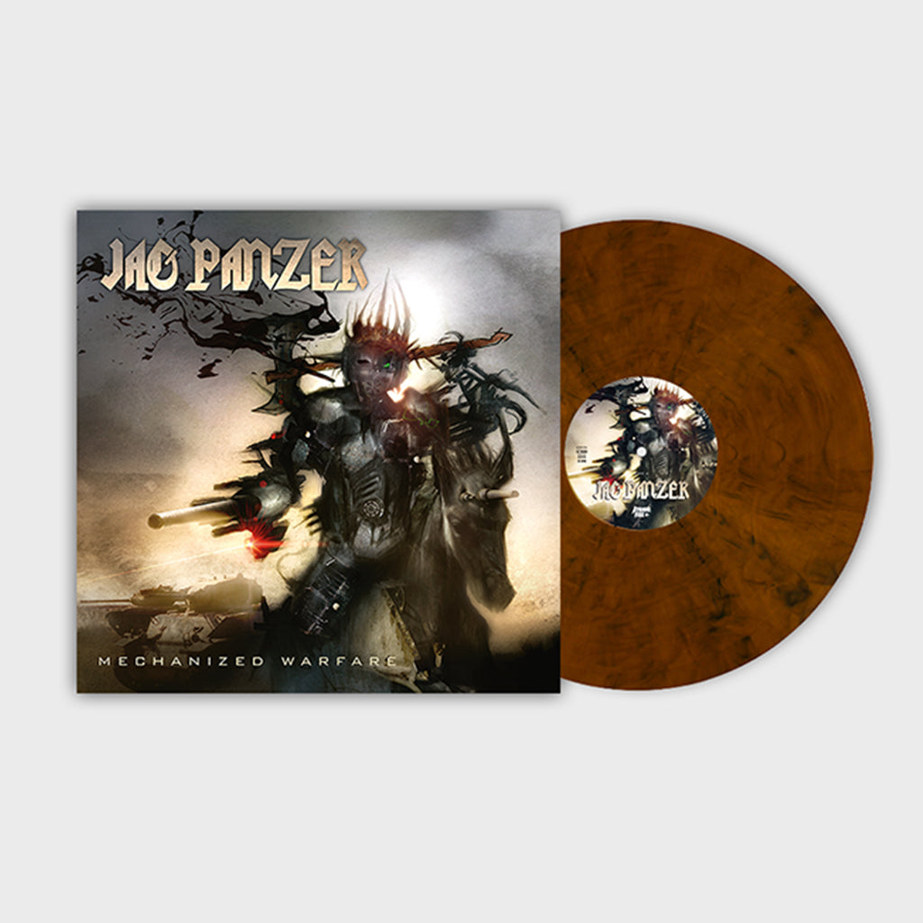 JAG PANZER - Mechanized Warfare (2024 Reissue) - LP - 180g Orange and Black Marbled Vinyl