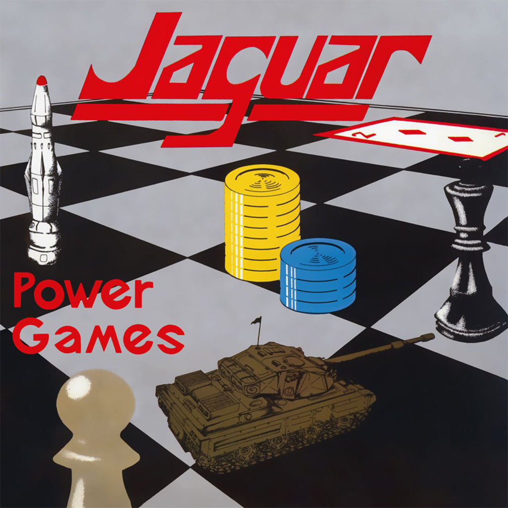 JAGUAR - Power Games (2023 Reissue) - LP - 180g Red & Silver Mixed Colour Vinyl