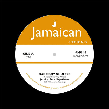 JAMAICAN RECORDINGS ALLSTARS - Rude Boy Shuffle - 7'' - Vinyl [NOV 21]