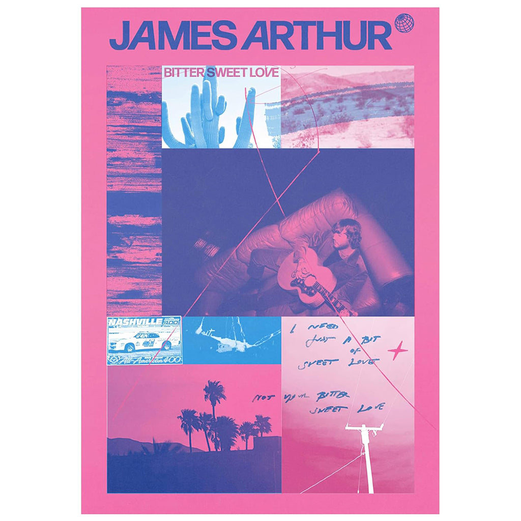 JAMES ARTHUR - Bitter Sweet Love (plus A3 Poster with special Risograph Print) - LP - Green Vinyl