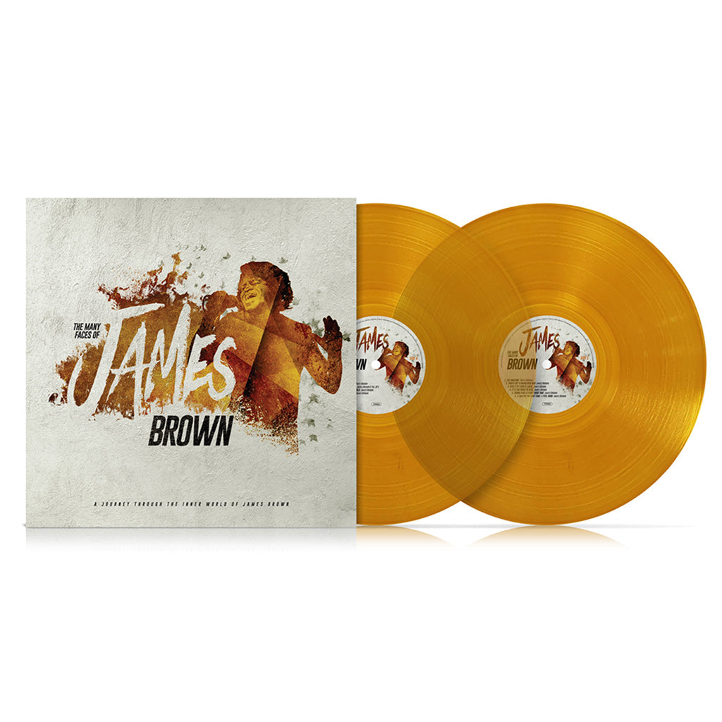 JAMES BROWN & FRIENDS - The Many Faces Of James Brown - 2LP - Transparent Gold Vinyl