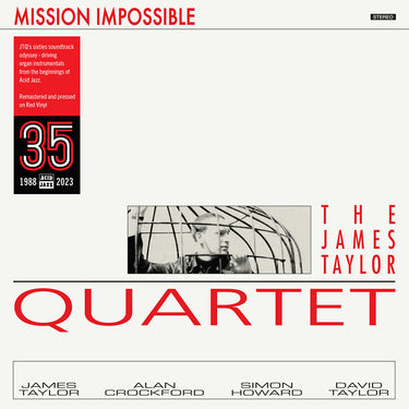 THE JAMES TAYLOR QUARTET - Mission Impossible (Acid Jazz 35th Anniversary Edition) - LP - Red Vinyl