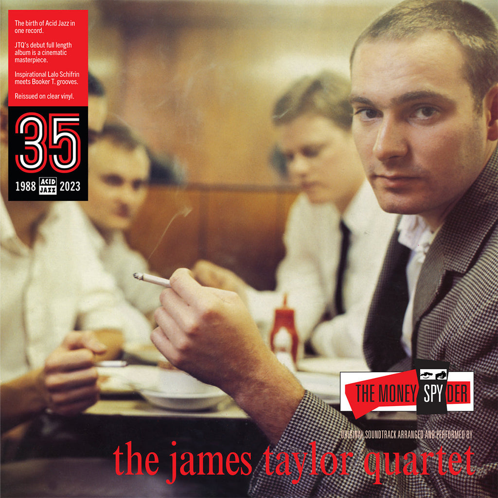 THE JAMES TAYLOR QUARTET - The Money Spyder (Acid Jazz 35th Anniversary Series Reissue) - LP - Clear Vinyl