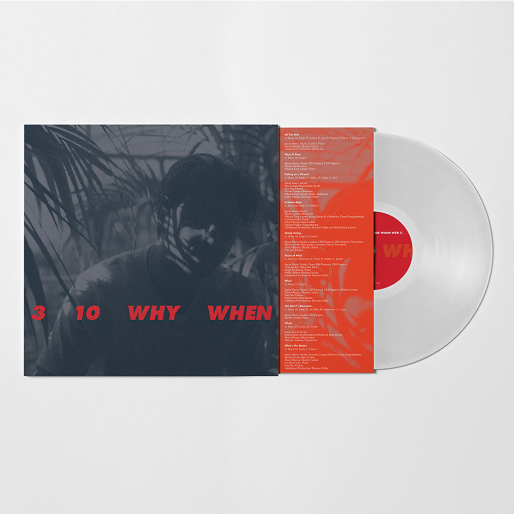 JAMIE WOON - 3, 10, Why, When - LP - Clear Vinyl [OCT 3]