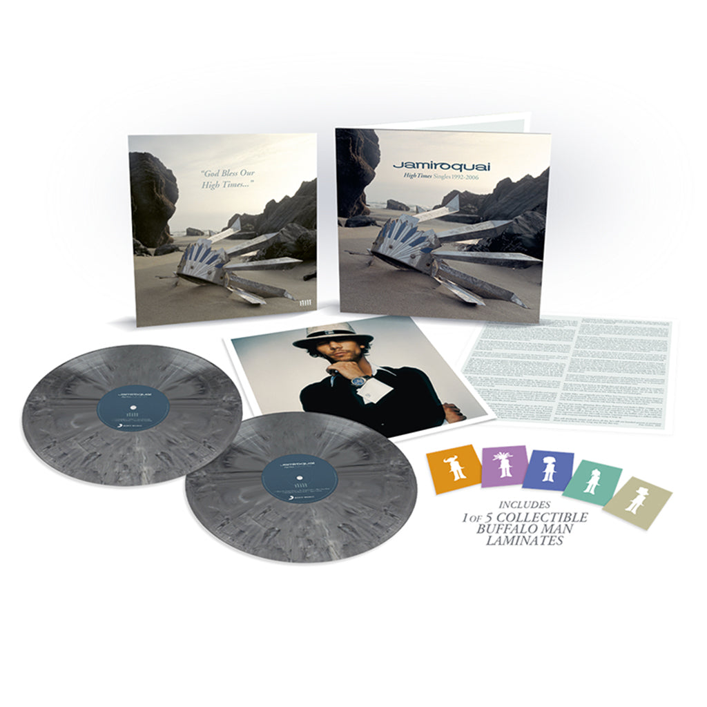 JAMIROQUAI - High Times - The Singles 1992 - 2006 (Tour Edition) - 2LP - 'Heels Of Steel' Marble Vinyl [NOV 28]