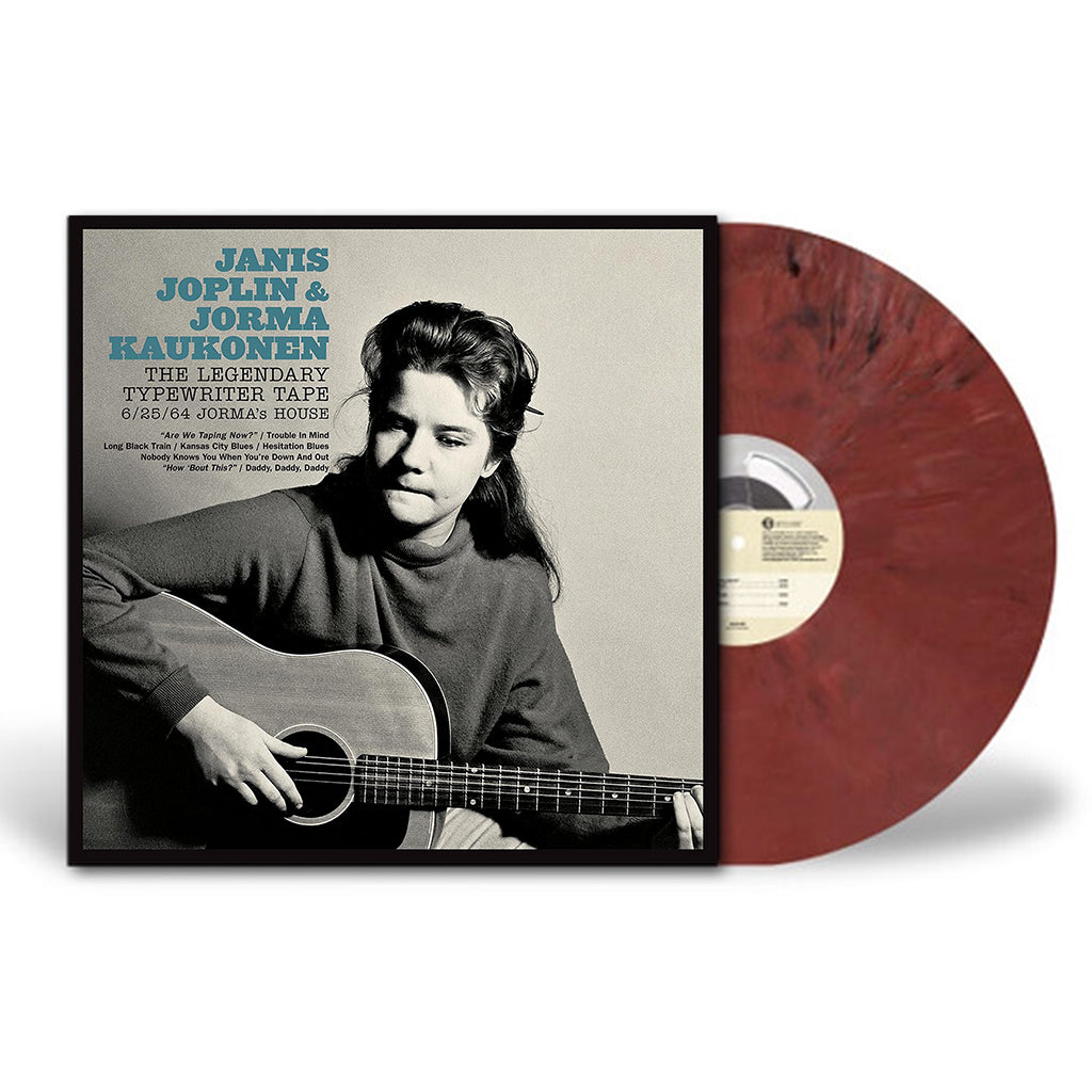 JANIS JOPLIN & JORMA KAUKONEN - The Legendary Typewriter Tape: 6/25/64 Jorma’s House (Repress) - LP - Red Swirl Vinyl