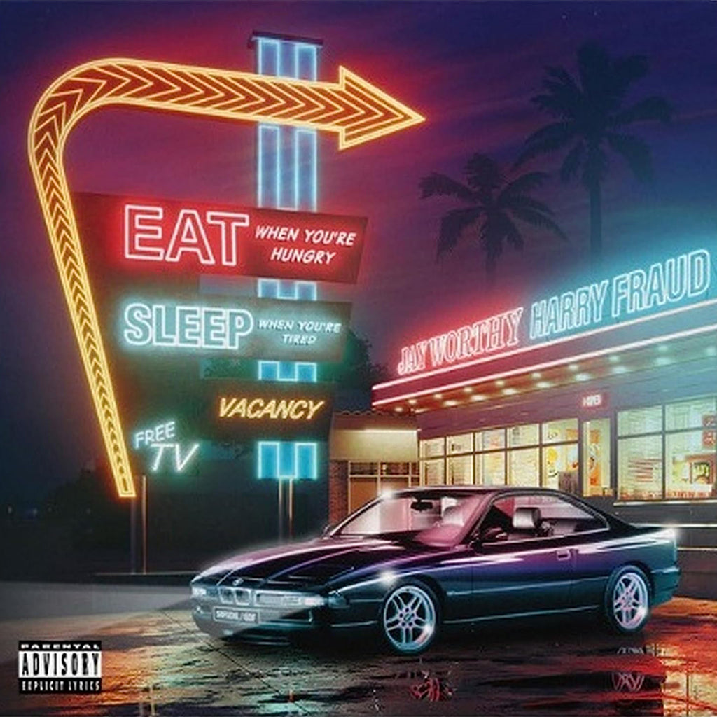 JAY WORTHY & HARRY FRAUD - Eat When You’re Hungry, Sleep When You’re Tired (Repress) - LP - Purple Swirl Vinyl