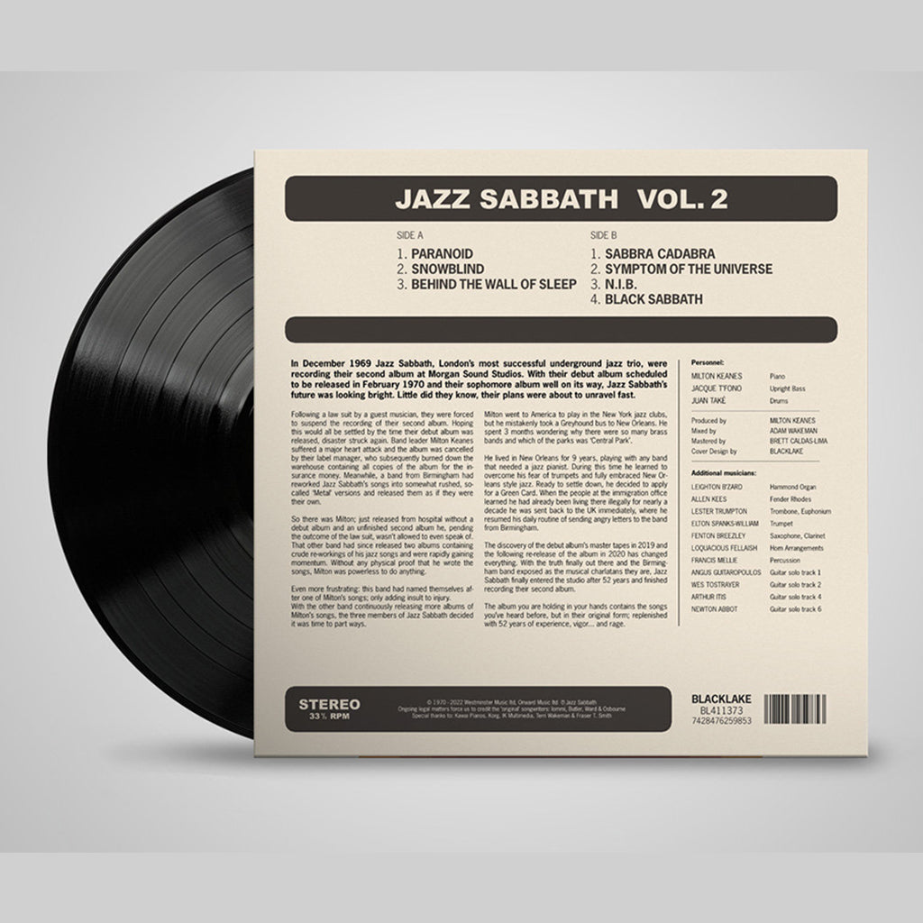 JAZZ SABBATH - Vol. 2 (Reissue) - LP - Vinyl [JUL 12]