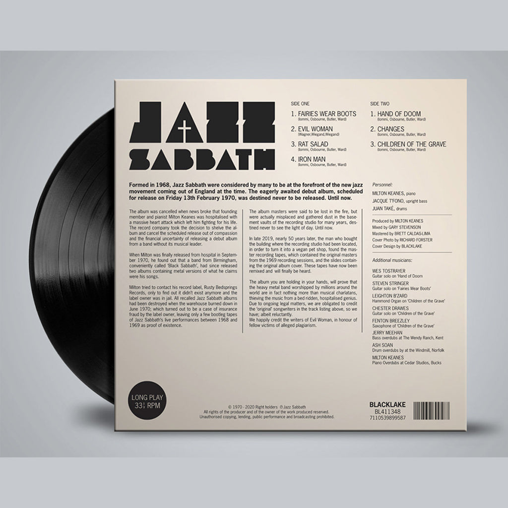 JAZZ SABBATH - Jazz Sabbath (Reissue) - LP - Vinyl [JUL 12]