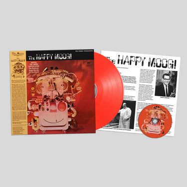JEAN JACQUES PERREY & HARRY BREUER - The Happy Moog (Remastered w/ bonus CD) - LP - Random Colour Vinyl [SEP 26]