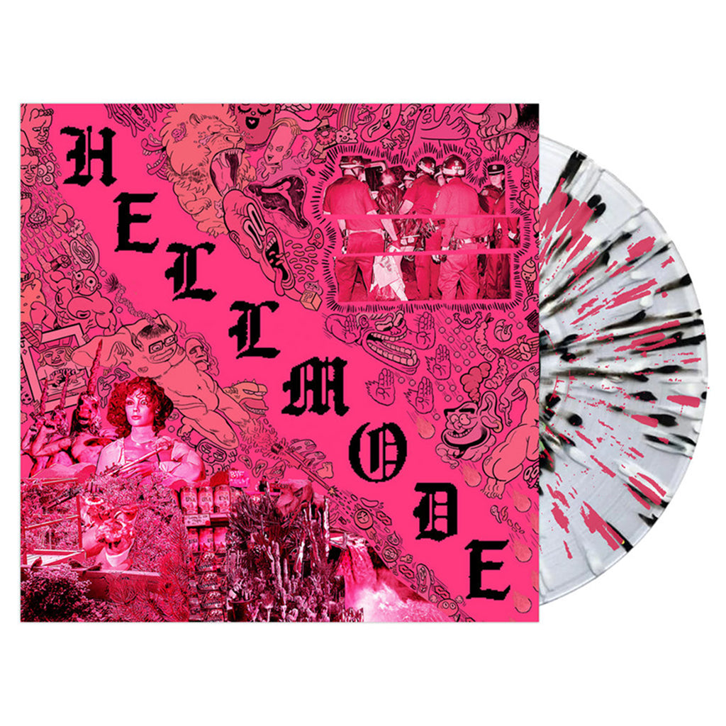 JEFF ROSENSTOCK - Hellmode (Repress) - LP - Clear w/ Black, White & Pink Splatter Vinyl